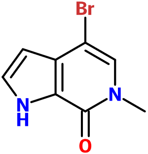(image for) MC005376 4-Bromo-6-methyl-1,6-dihydro-7H-pyrrolo[2,3-c]pyridin-7-one